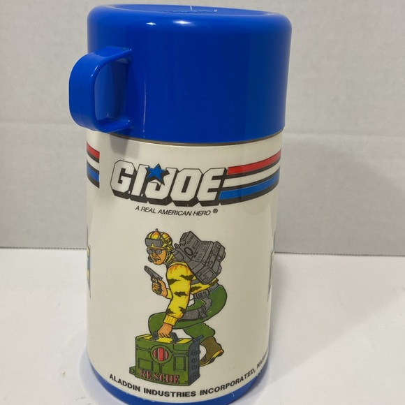 1988 G.I.JOE LUNCH BOX WITH THERMOS - Picture 9 of 16